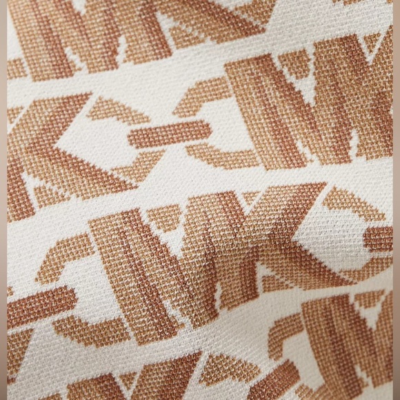 MICHAEL KORS EMPIRE LOGO JACQUARD MINI DRESS – SIZE SMALL - Picture 4 of 16